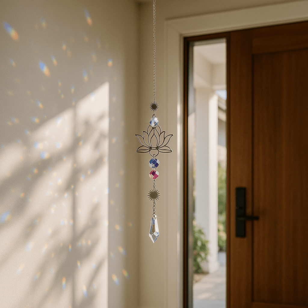 Attrape soleil fleur de lotus décoratif