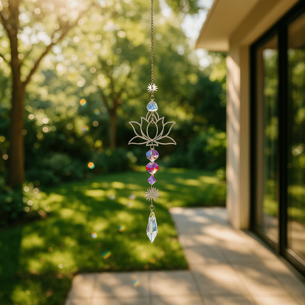 Attrape soleil fleur de lotus étanche