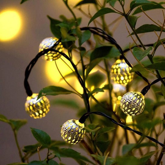 Guirlande boule lumineuse marocaine de salon