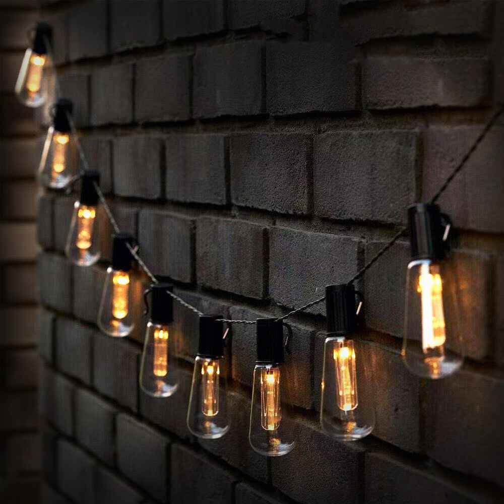 Guirlande guinguette solaire S14 pour anniversaire