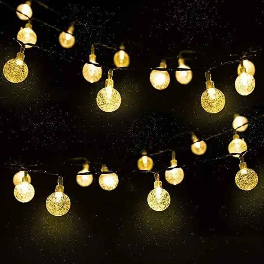 Guirlande guinguette solaire pour Noël