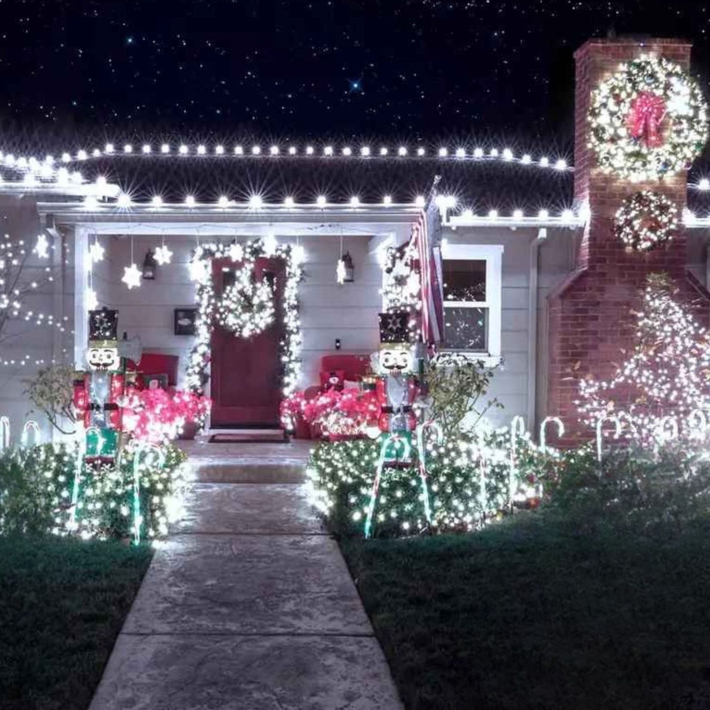 Guirlande solaire corde de fées lumineux pour jardin