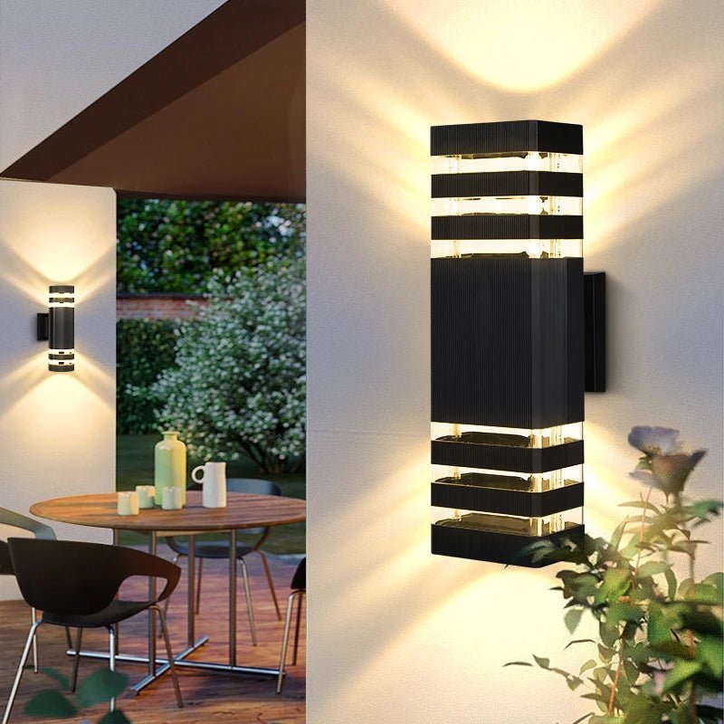 Lampe murale moderne de terrasse