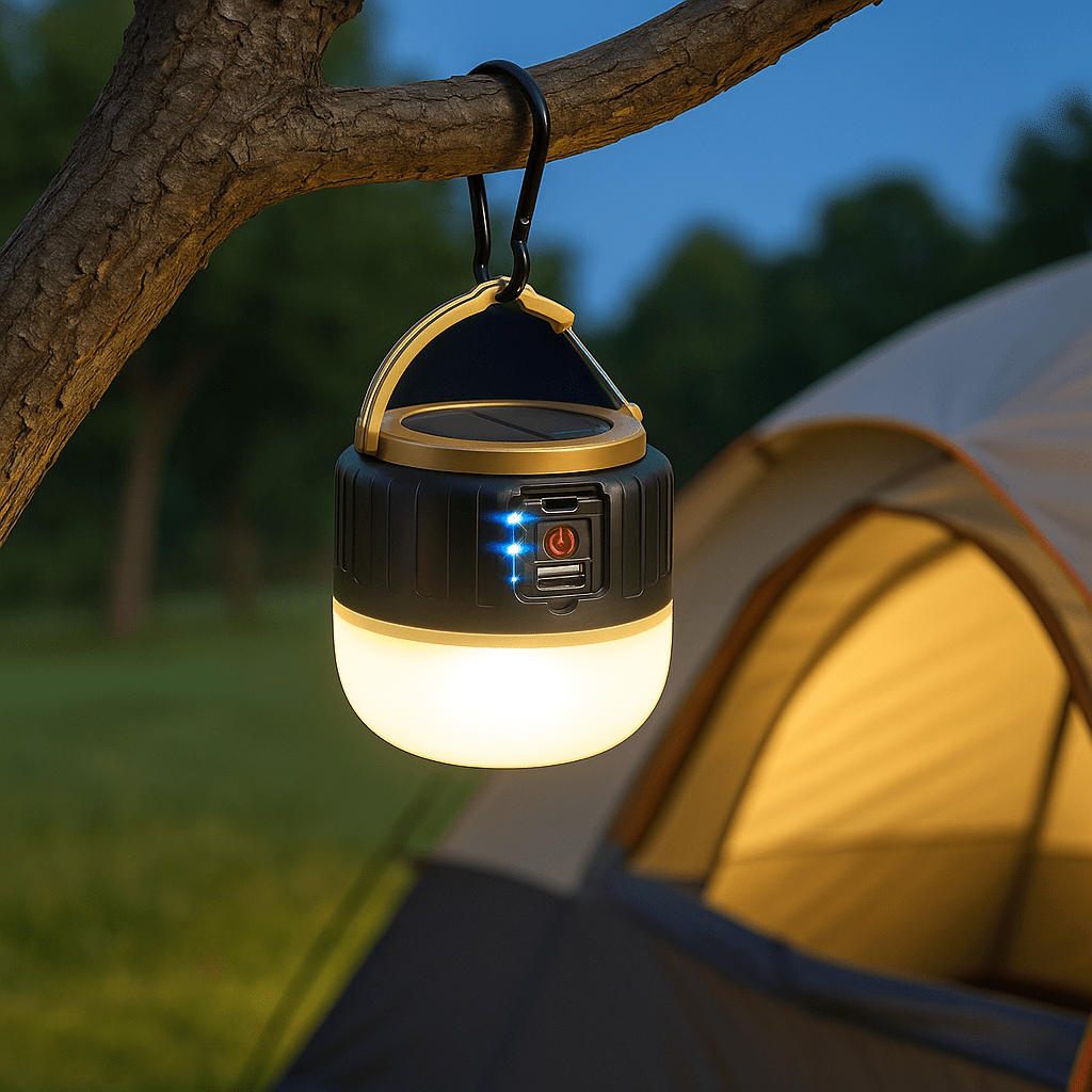 Lanterne solaire exterieur en suspension