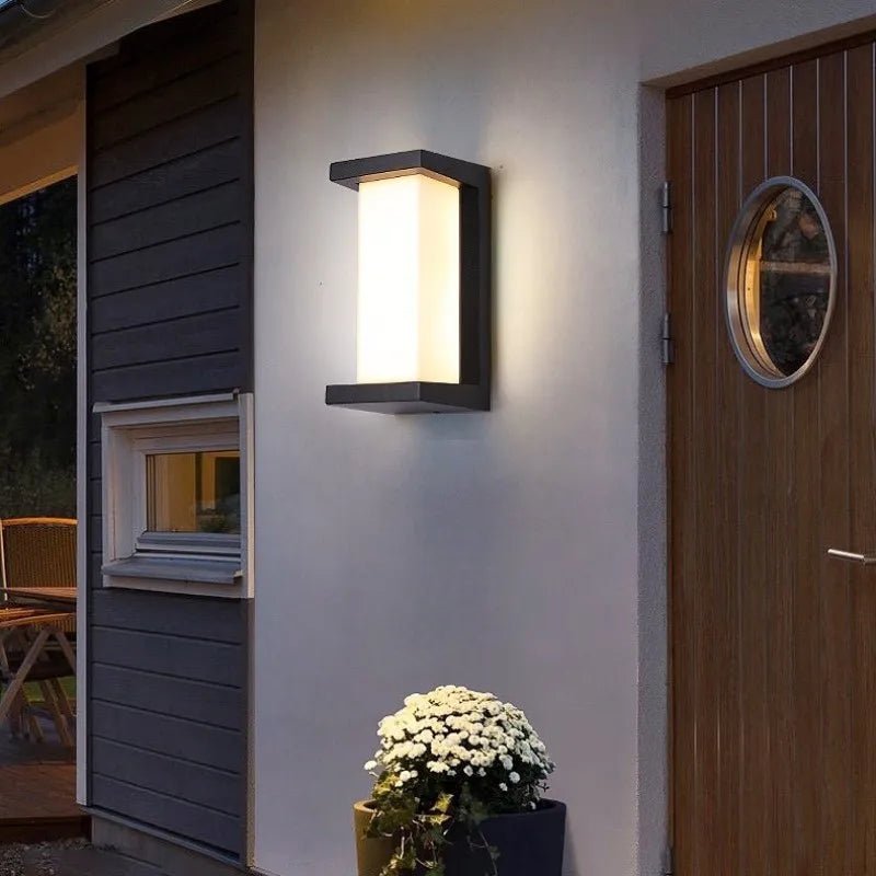 Luminaire exterieur applique murale 24w de pilier