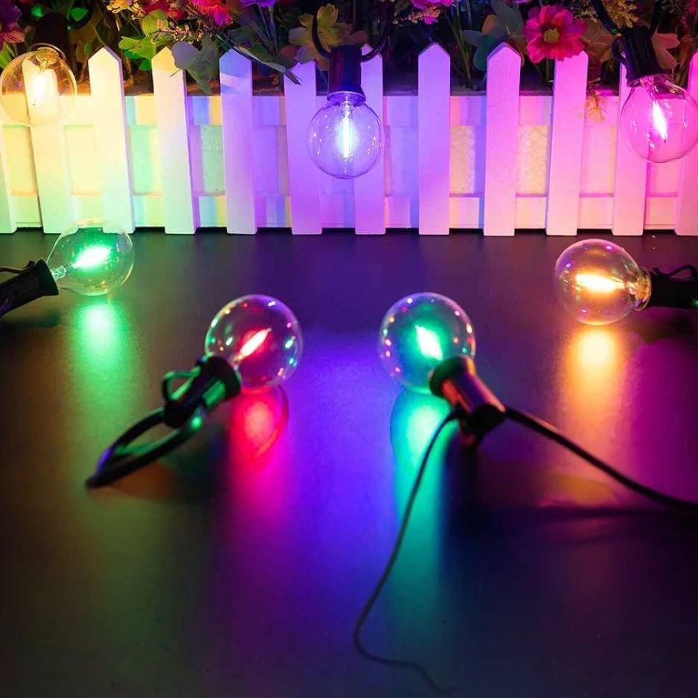 Boule lumineuse de jardin
