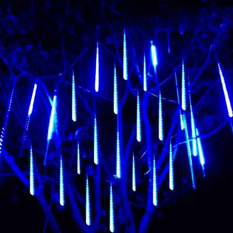 guirlande lumineuse extérieur pluie météore festival