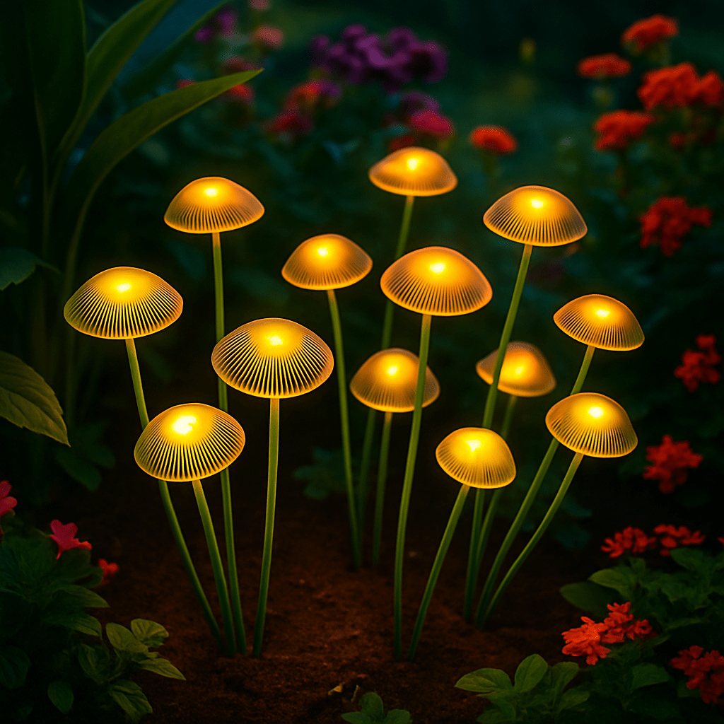 Lampe solaire extérieur en terre