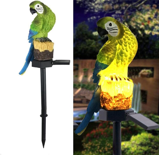 Lampe solaire - LEDGardenStick™ - Perroquet Vert