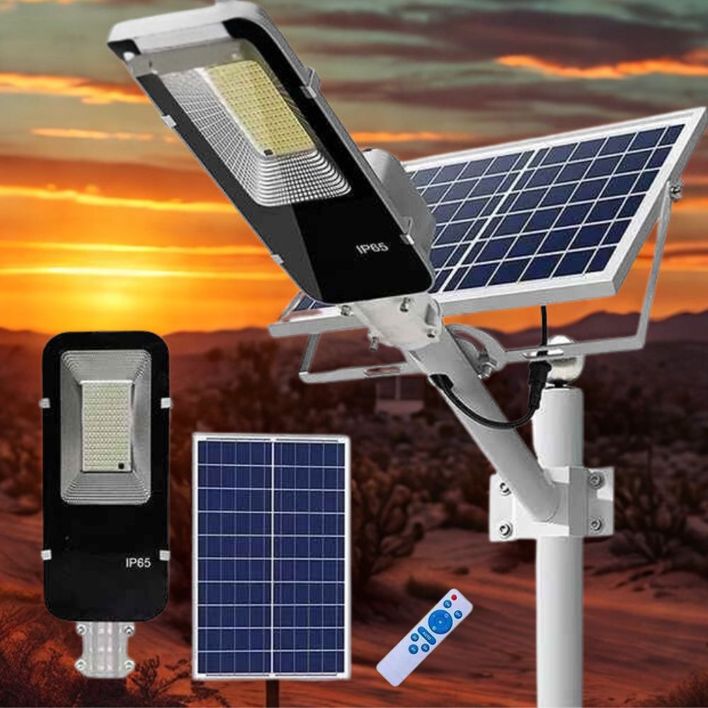 Applique exterieur solaire lampadaire 200W de jardin