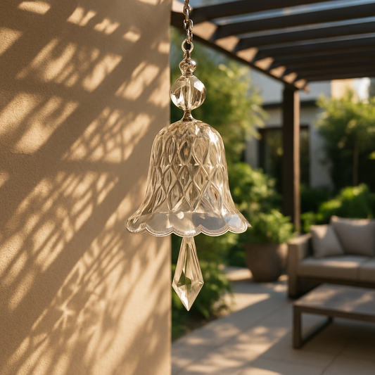 Attrape soleil cloche en verre de pergola
