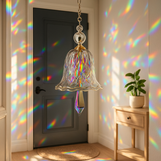 Attrape soleil cloche en verre de salon