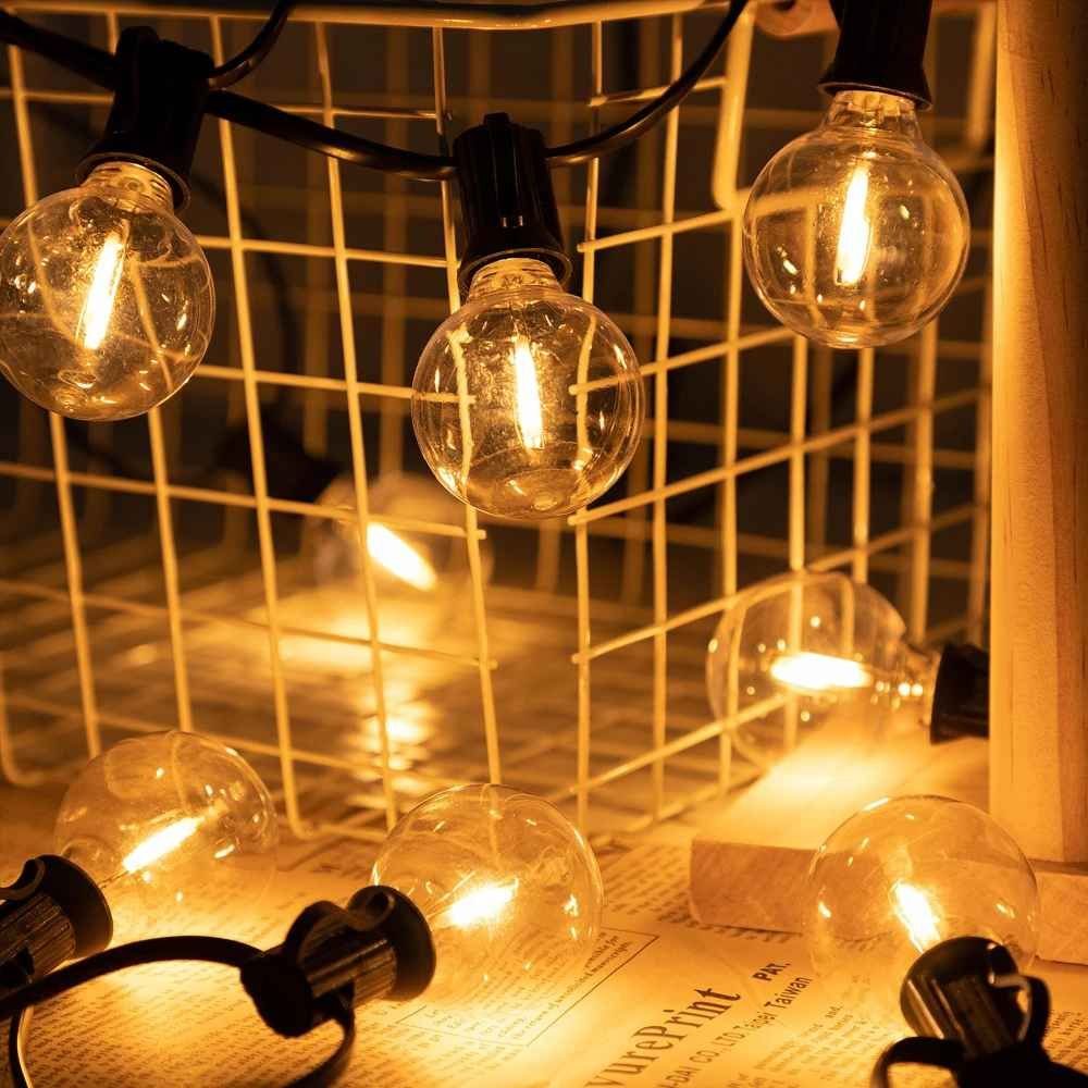 Boule lumineuse guirlande E12 hermétique