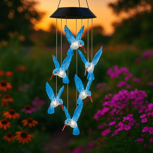 Carillon colibri bleu