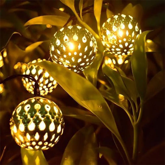 Guirlande boule lumineuse marocaine de Noël