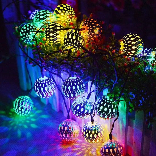 Guirlande boule lumineuse marocaine pour Noël