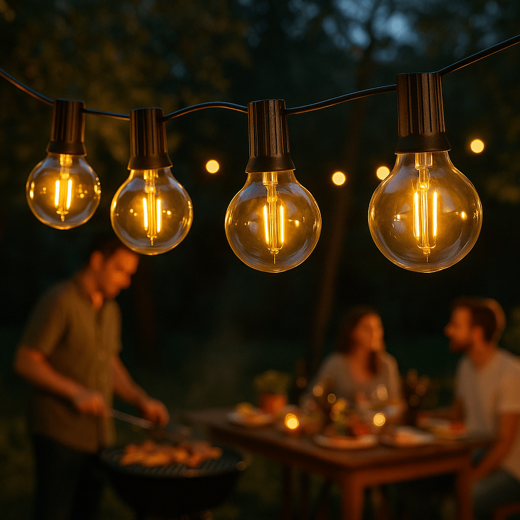 Guirlande guinguette 25 M pour barbecue
