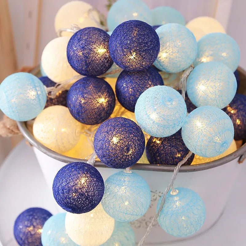 Guirlande guinguette de coton colorée festive