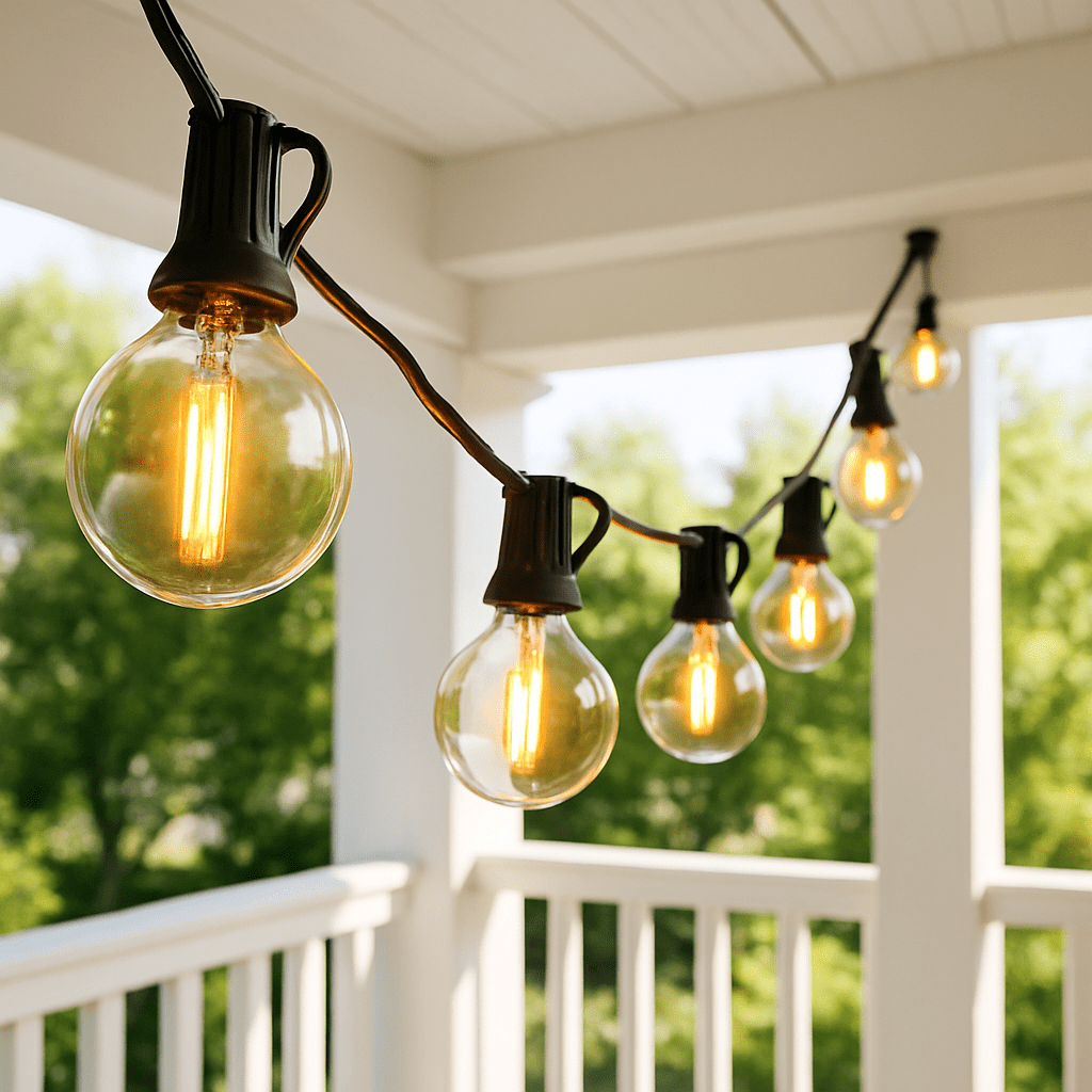 Guirlande guinguette Burhui pour balcon