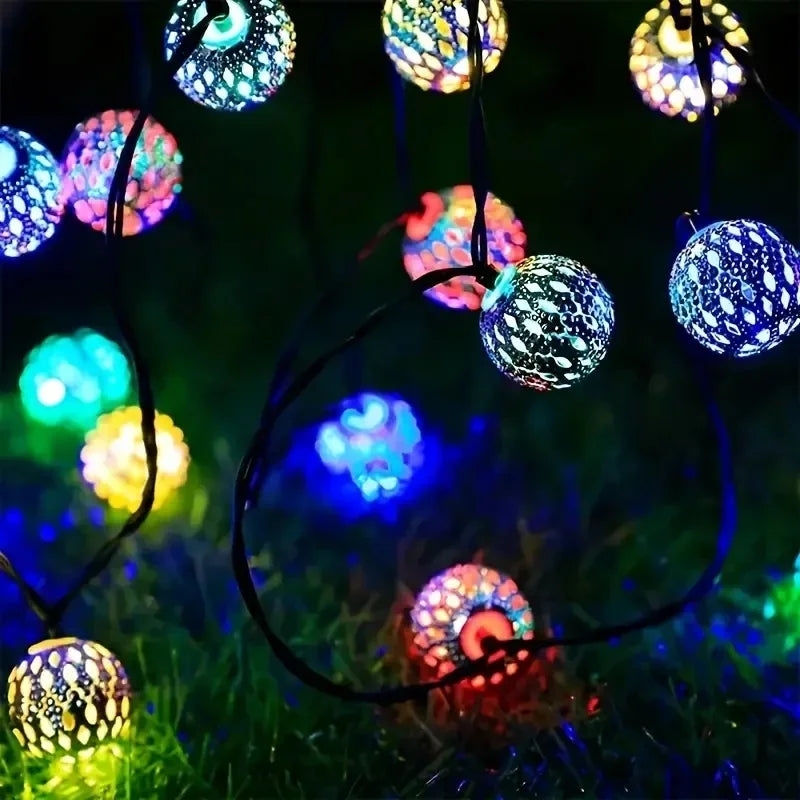 Guirlande guinguette solaire de jardin