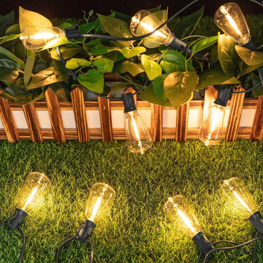 Guirlande guinguette solaire pour jardin