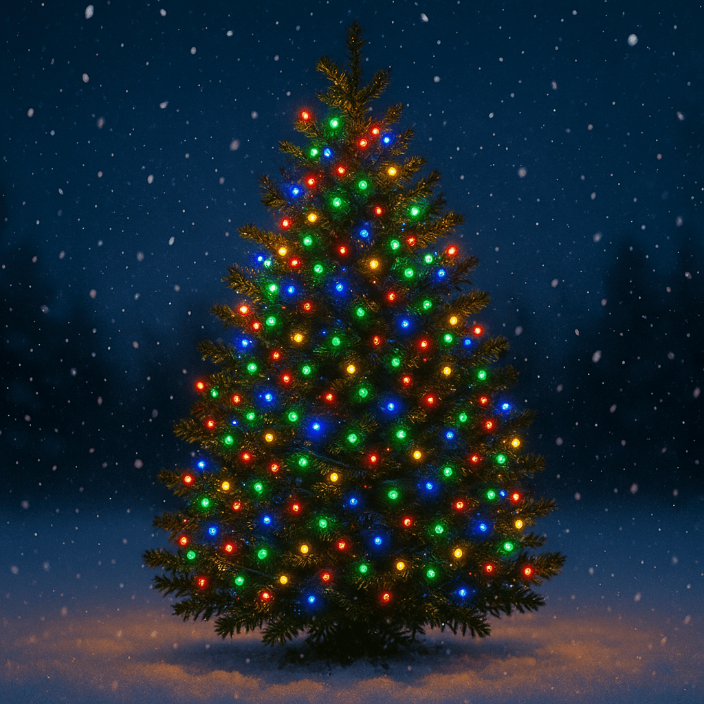 Guirlande solaire extérieur colorée