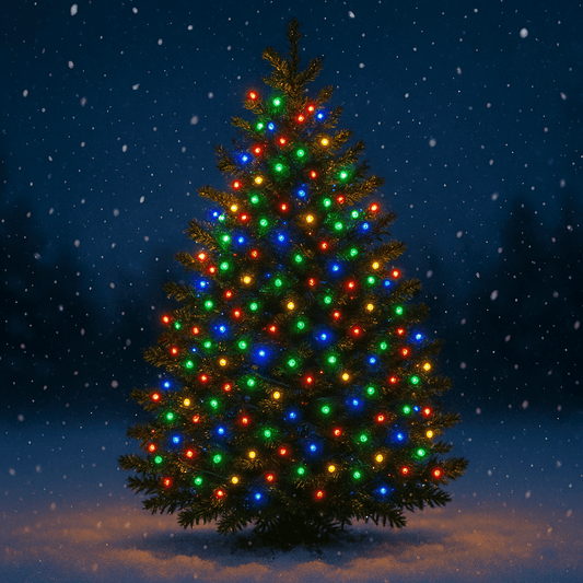 Guirlande solaire extérieur colorée