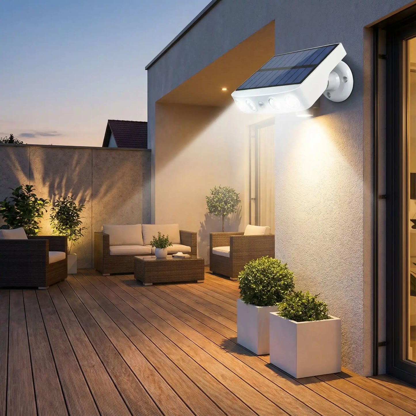 Lampe murale exterieur écologique