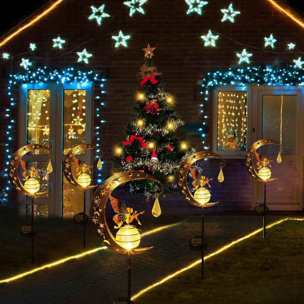 Lumiere exterieur solaire pour un chemin