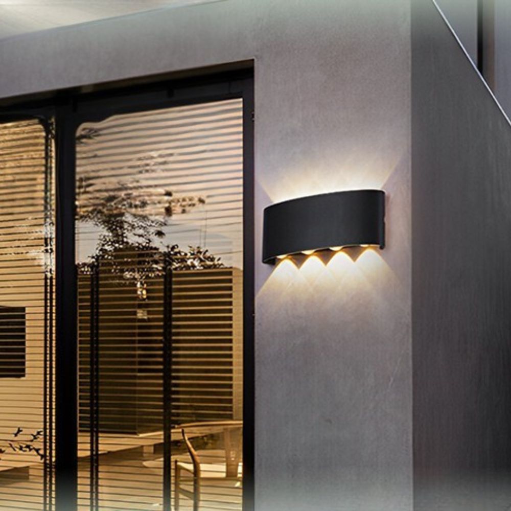 Luminaire exterieur applique murale pour passage