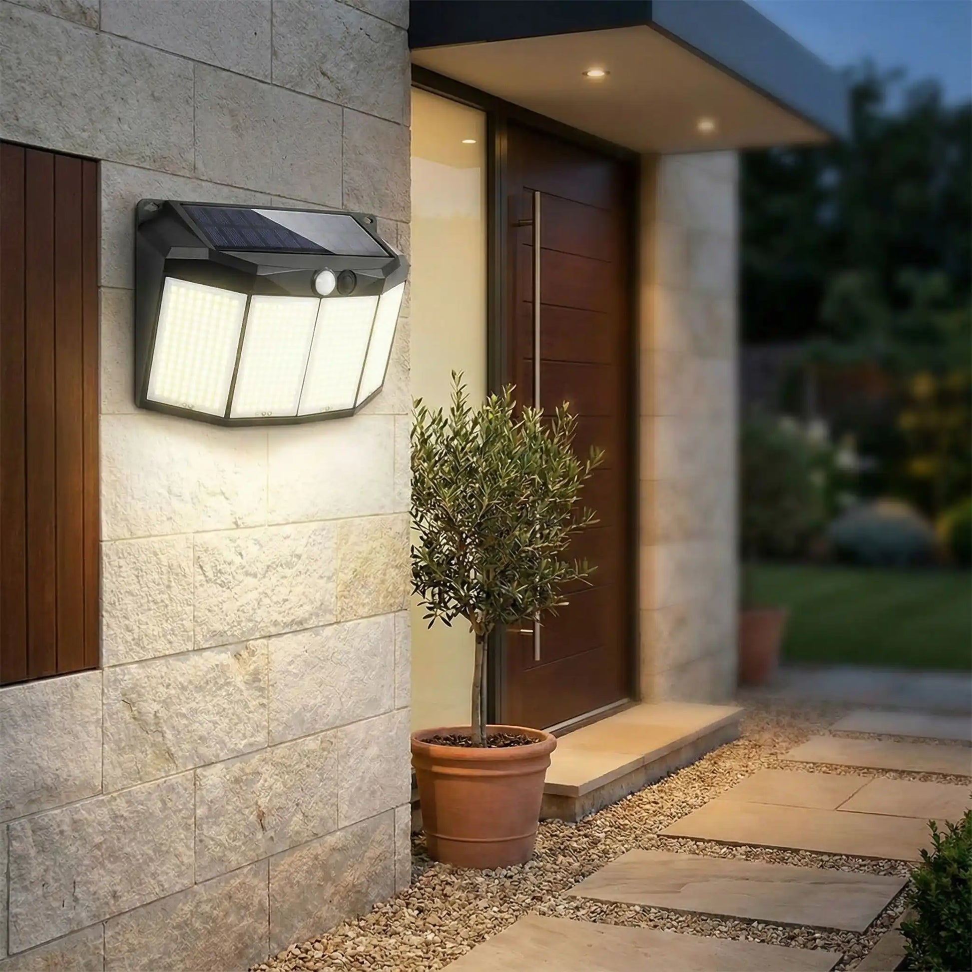 Luminaire mural extérieur écologique