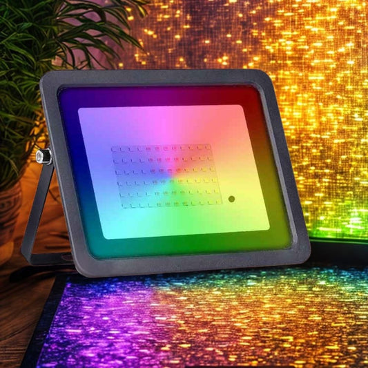 Projecteur LED pour exterieur arc-en-ciel