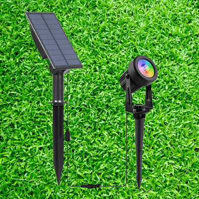 Spot exterieur solaire pour la cour