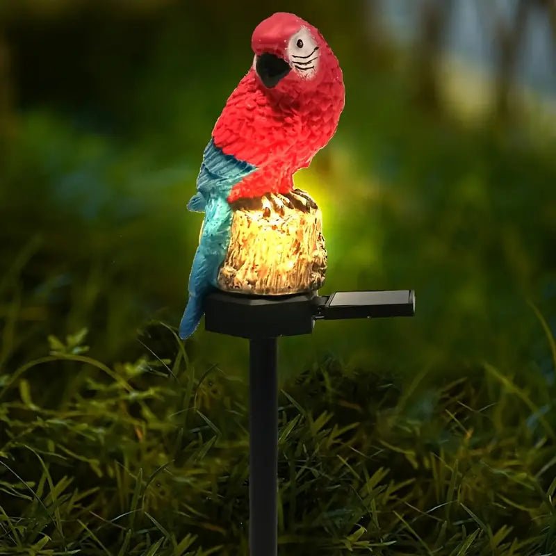 Lampe solaire - LEDGardenStick™ - Perroquet Rouge